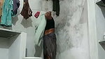 Chachi wearing dress after bath