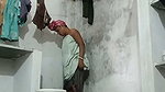 Chachi wearing dress after bath