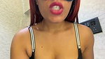 Hot girl showing  enjoying