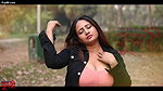 Katha Flaunting Sexy Cleavage & Armpits in Outdoor Western Dress Photoshoot