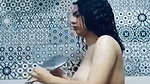 Sexy girl taking shower