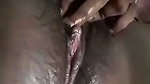 Sexy lady show her boob  wet pink pussy
