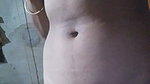 Sexy slim girl undress  showing her figure