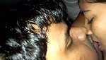 Shy girlfriend showing her nude body in hotel