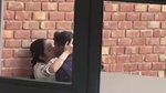 University Couple Risky Outdoor