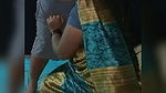 Tamilnadu aunty lifting her saree and press her brother in law head to taste