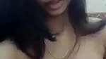 Cute Mallu Babe Pressing Her Boobs