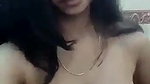 Cute Mallu Babe Pressing Her Boobs