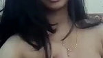 Cute Mallu Babe Pressing Her Boobs