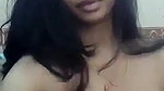 Cute Mallu Babe Pressing Her Boobs