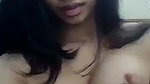 Cute Mallu Babe Pressing Her Boobs
