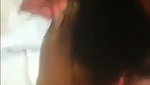 Aunty give Blowjob  showing her pussy