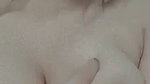 Beautiful hot girl pressing her boobs