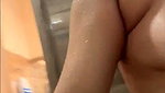 Sexy newly married bhabhi bathing  showing