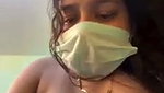 Beautiful girl inserting cucumber inside her pussy  moan