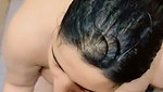 Fatty aunty showing her huge body  give Blowjob