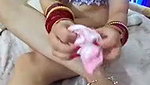 New married girl showing her asshole