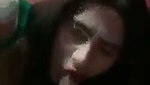 Shemale give deeply Blowjob
