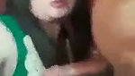 Shemale give deeply Blowjob