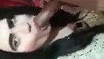 Shemale give deeply Blowjob