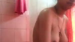 Desi Girl bathing for Lover