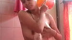 Desi Girl bathing for Lover