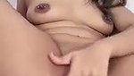 Nepali girl inserting her hand inside her pussy