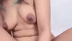 Nepali girl inserting her hand inside her pussy