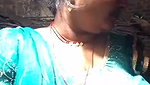 Village aunty show her boobs  hairly pussy on live