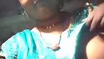 Village aunty show her boobs  hairly pussy on live