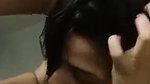 Cute Desi Bhabhi Sucking In Bathroom
