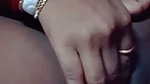 Aunty showing her pussy  finger