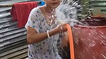 Bhabhi taking bath  showing her sweet boobs