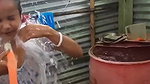 Bhabhi taking bath  showing her sweet boobs