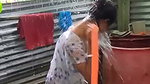 Bhabhi taking bath  showing her sweet boobs