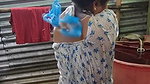 Bhabhi taking bath  showing her sweet boobs