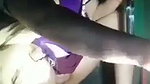 Hot lady destroying her pussy