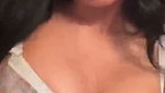 boob show of slim girl
