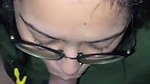 chasmish ladki ne lund chusi