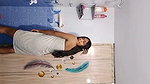 nude show in bathroom