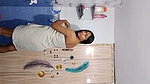 nude show in bathroom