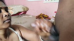 Desi woman gives an Indian blowjob to her horny