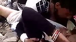Devar and his friend record outdoor porn