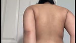 Nerdy NRI figure standing nude and sucking boobs