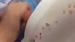 Hijabi girl gives an outdoor blowjob on a riding