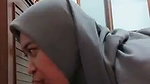 Hot hijabi girl sucks her lovers dick