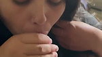 Lover records his married GFs blowjob MMS