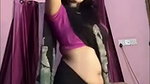 Sexy girl strips naked on camera and records her