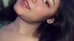 Sexy girl strips naked on camera and records her