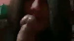 Shemale gives a blowjob to her horny stepbrother